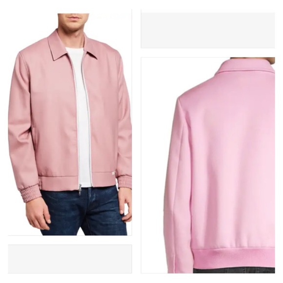 Ovadia Collection McGregor Wool Zip-Front Jacket Best Jacket-Bobby Report Sz L - Picture 4 of 14